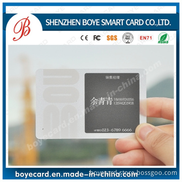 High Quality Transparent Card